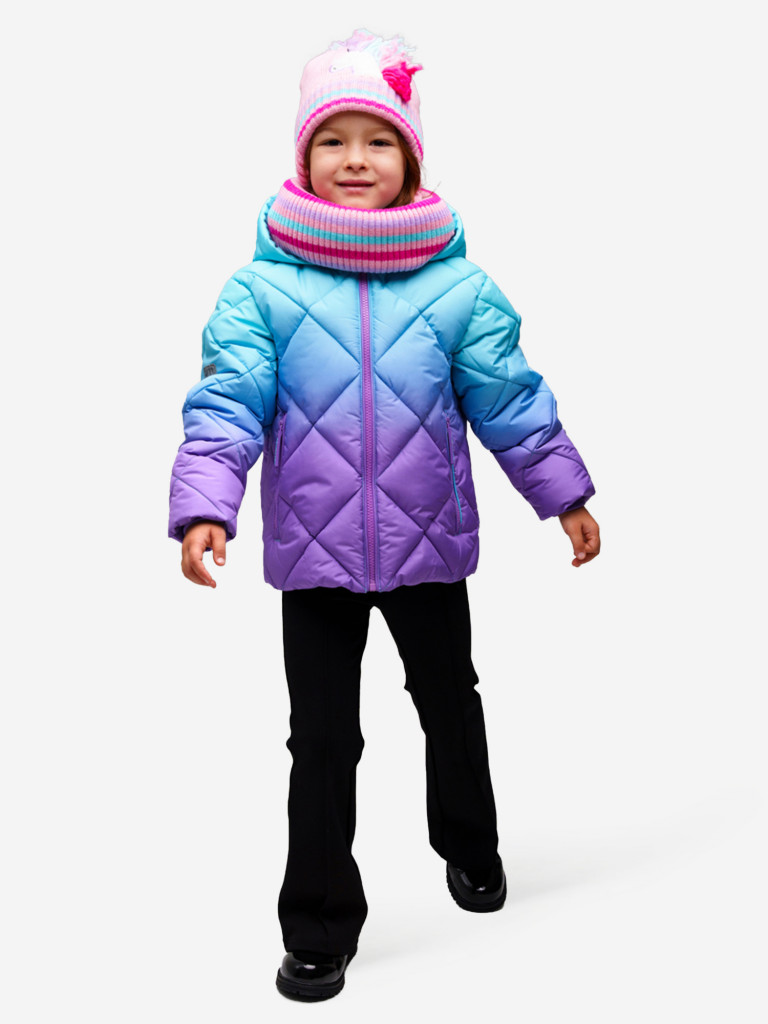 Комплект для девочки: шапка, снуд PlayToday