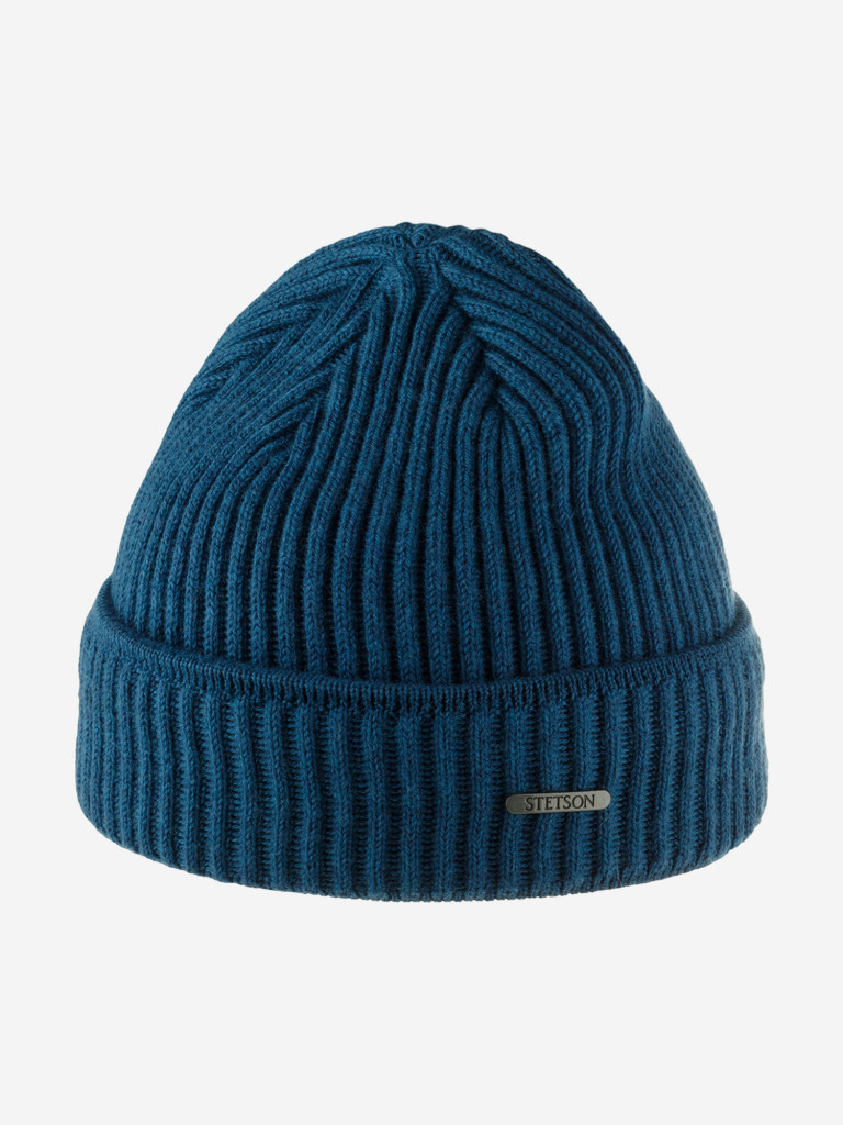 Шапка с отворотом STETSON 8529301 PARKMAN (синий)