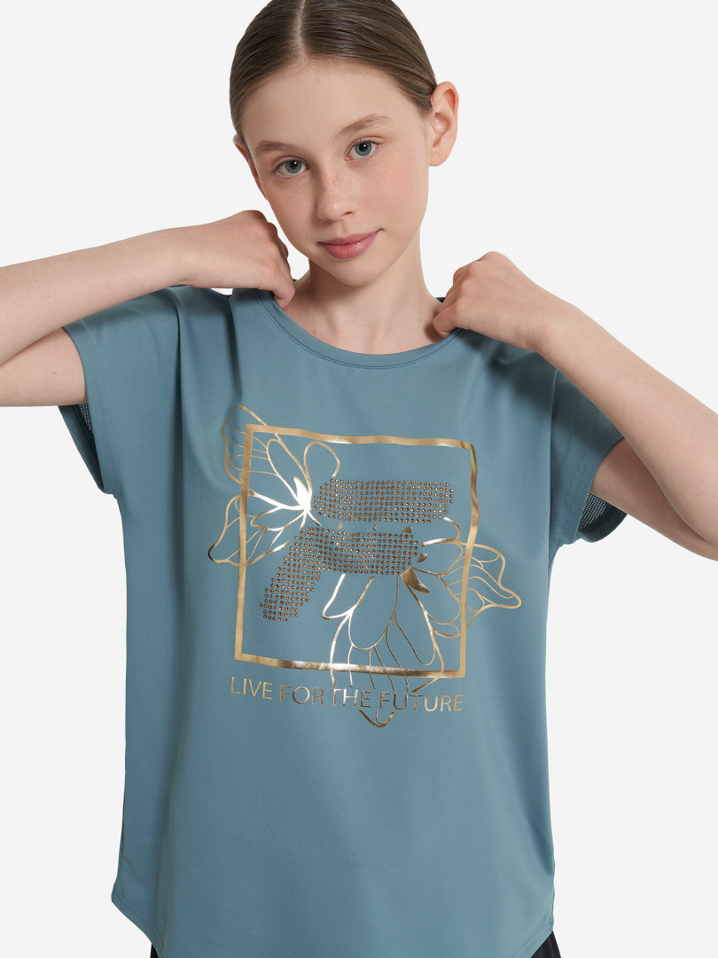 Футболка для девочек FILA Зеленый 899₽