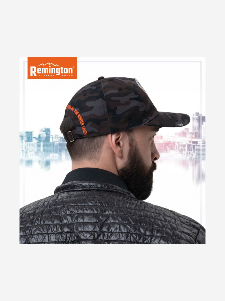 Бейсболка Remington Baseball Cap Trucks Black Camo