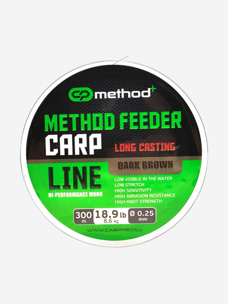 Леска Method+ Method Feeder Carp CARP PRO 300м 0.25мм