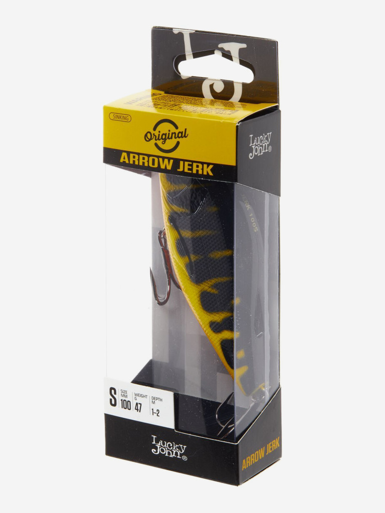 Воблер LUCKY JOHN Original ARROW JERK S 10 см, джерк для крупного хищника