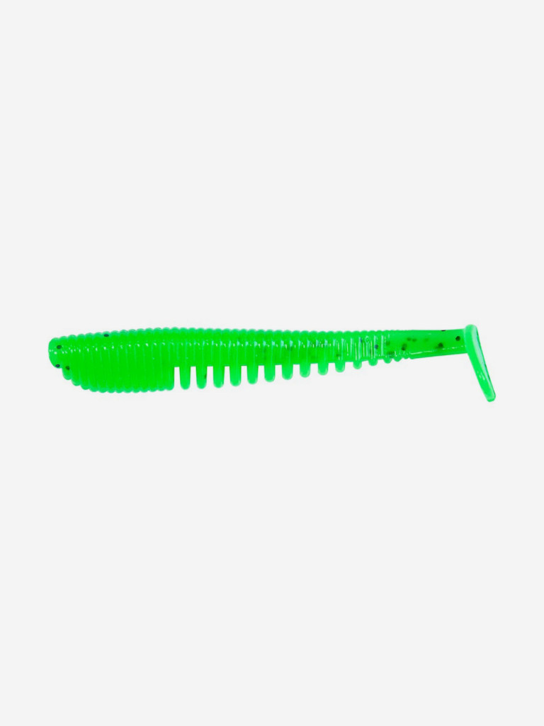 Силиконовая приманка Виброхвост SANSAN VIBRO BRUNA 85 (Col. 09 Avocado)
