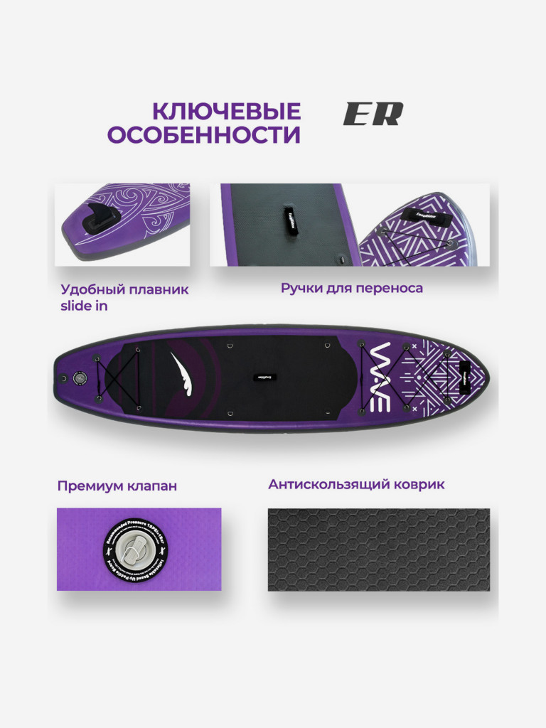 SUP Easy Rider WAVE 10'6 Purple