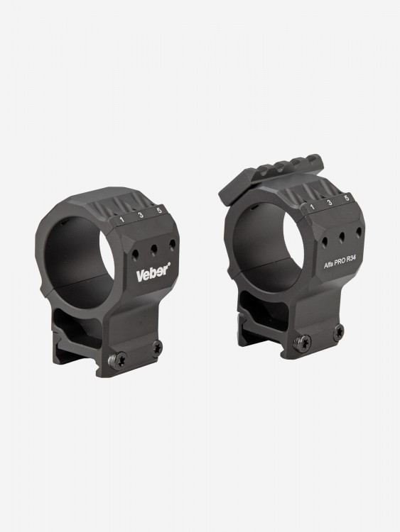 Кольца тактические Veber Alfa PRO R34 на Weaver 7075-T651