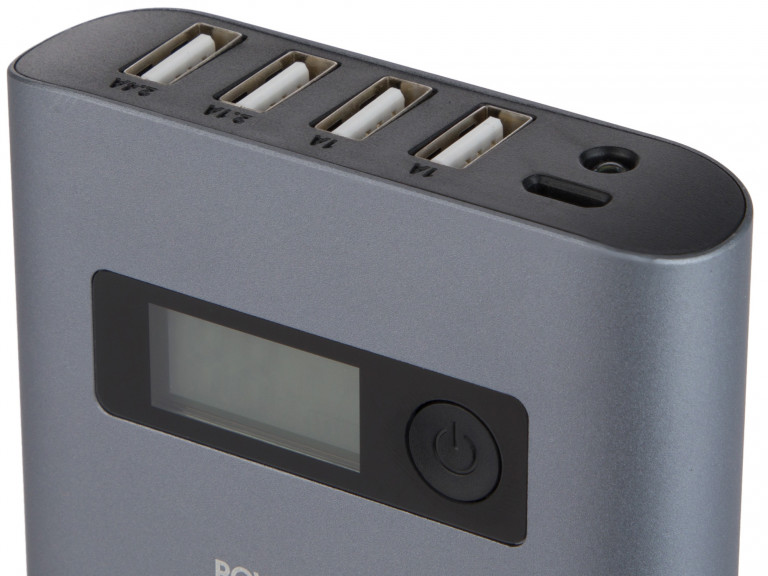 Внешний аккумулятор INTERSTEP 24 000 мАч, 4USB/3A, Li-Ion SPG