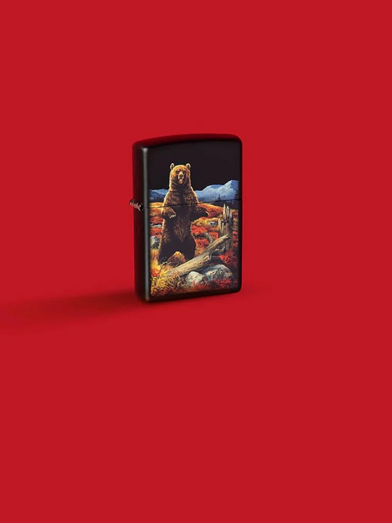 Зажигалка бензиновая ZIPPO 48597 Bear Linda Picken