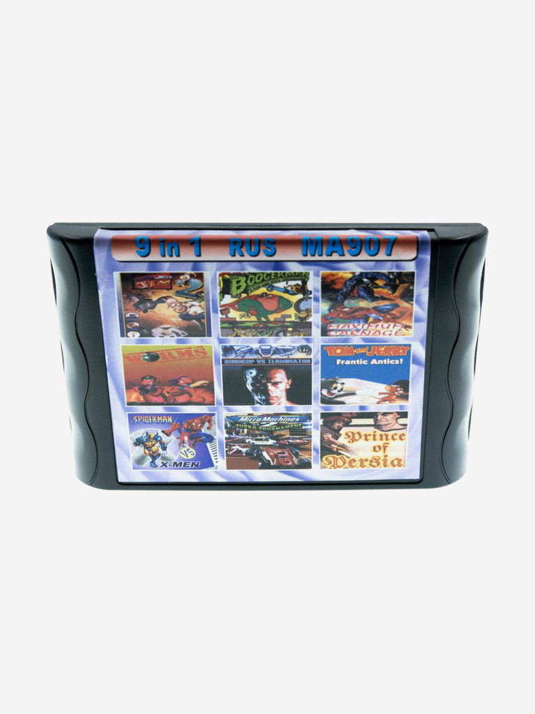 Картридж игровой DVTech 9 игр (на русском) 16bit