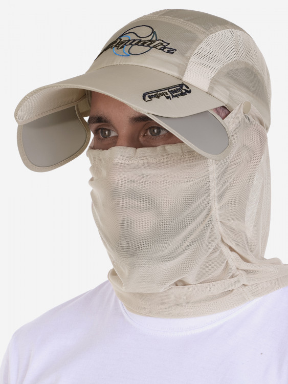 Кепка c боковыми отражателями и антимоскитным бафом Aquatic КА-17Б