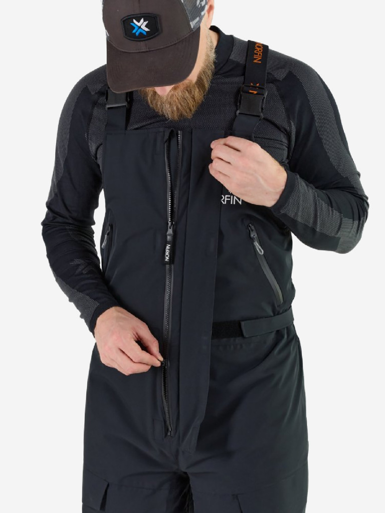Полукомбинезон мужской Norfin REBEL PRO PANTS DG для охоты и рыбалки
