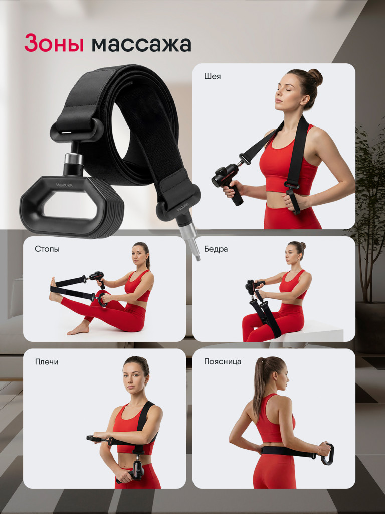 Пояс массажный Ergonova MaxBurn Belt