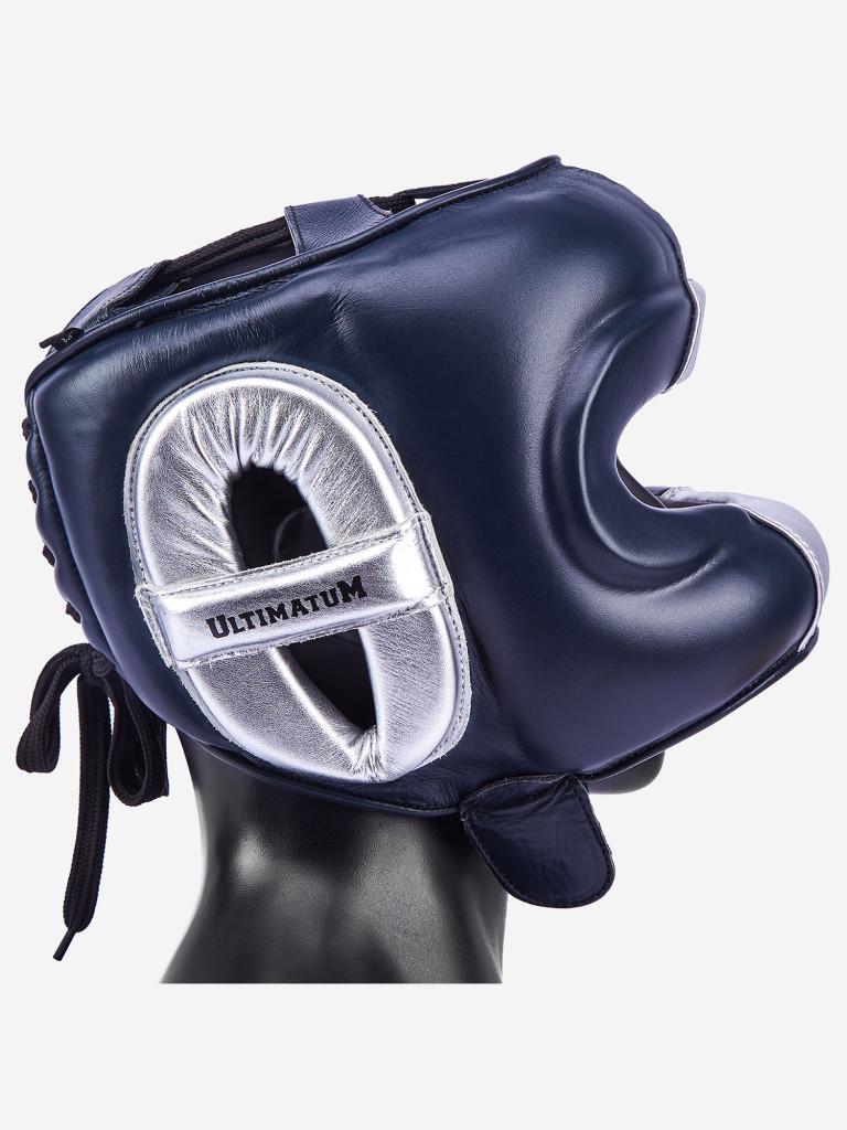Боксёрский шлем с бампером ULTIMATUM BOXING GEN3FACEBAR NAVY