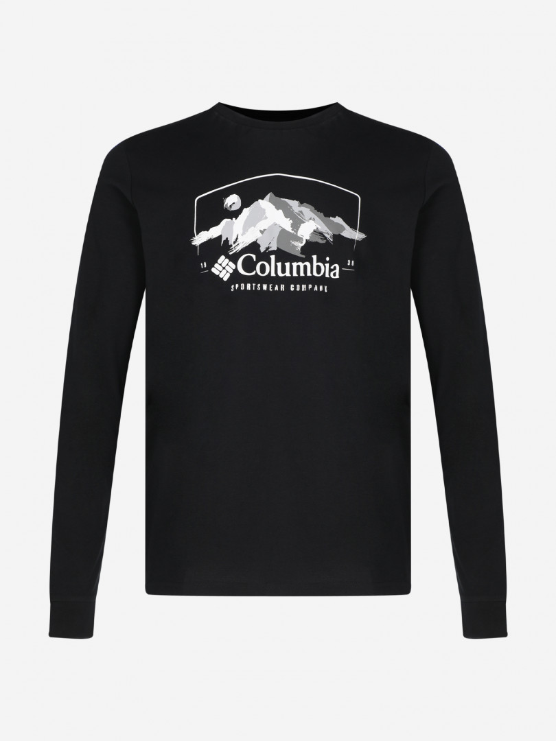 Лонгслив мужской Columbia Csc Seasonal Logo Ls Tee Черный 3999₽