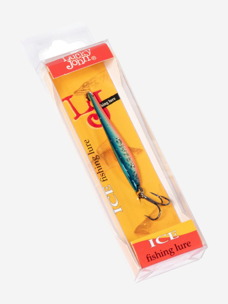 Блесна вертикальная Lucky John зимняя S-2 с тройником, вес 3 г