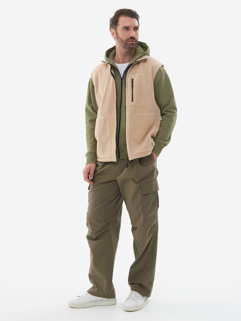 Жилет мужской oversize PointHit безрукавка из шерпы