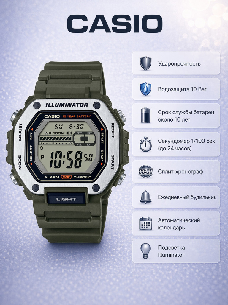 Наручные часы CASIO