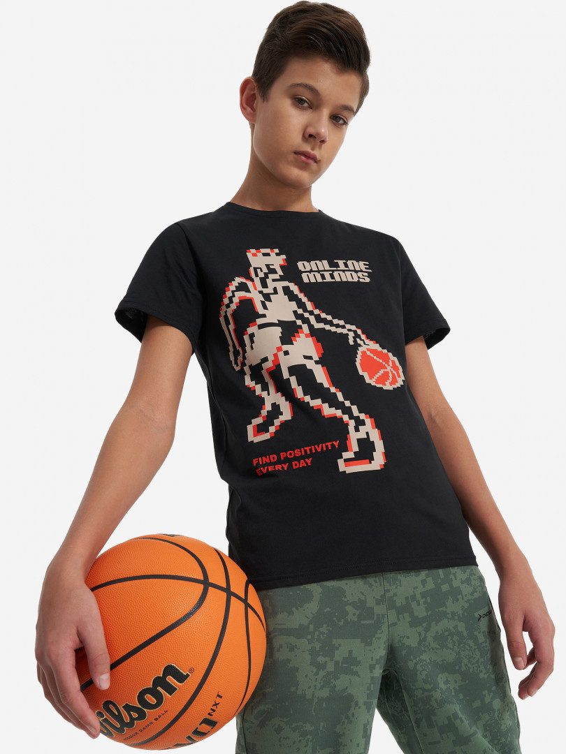 Футболка для мальчиков Demix Черный 479₽