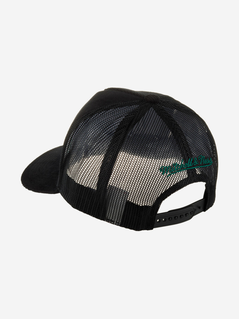 Бейсболка с сеточкой MITCHELL NESS HHSS6002-BCEYYPPPBLCK Boston Celtics NBA (черный)