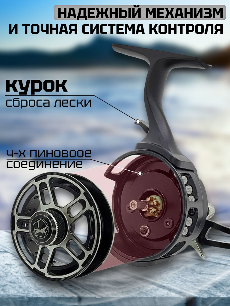 Катушка зимняя Zetrix URSA MCS 2.5 : 1 # Green