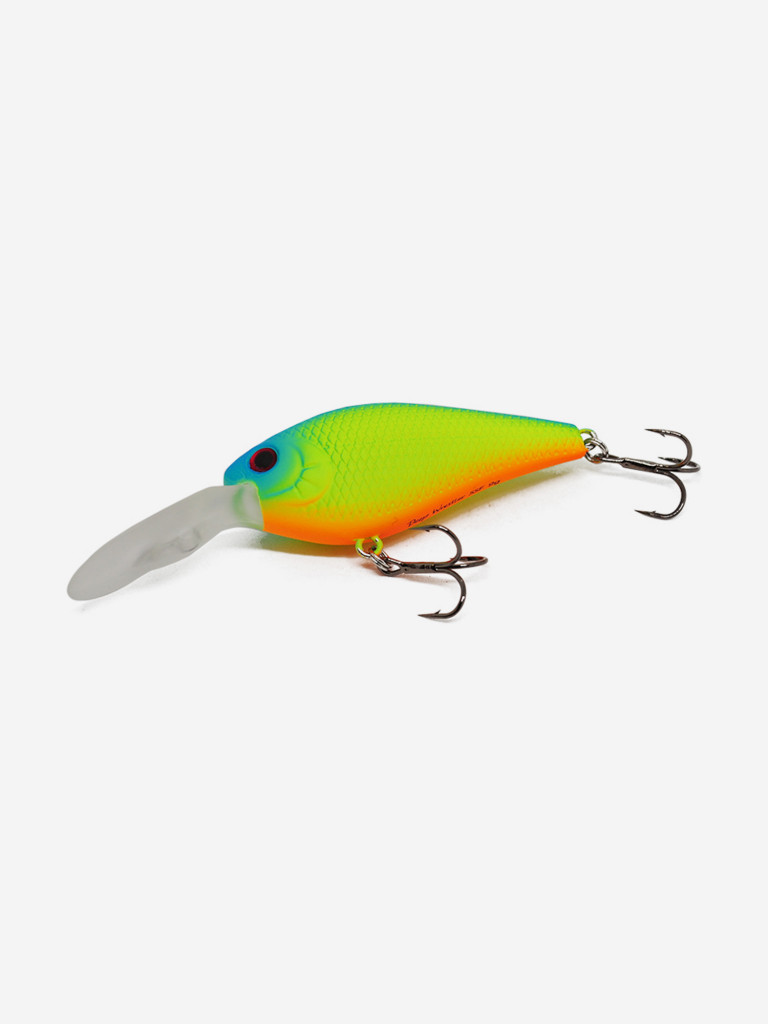 Воблер Mottomo Deep Wrestler 55F 9g Chart Green Yellow