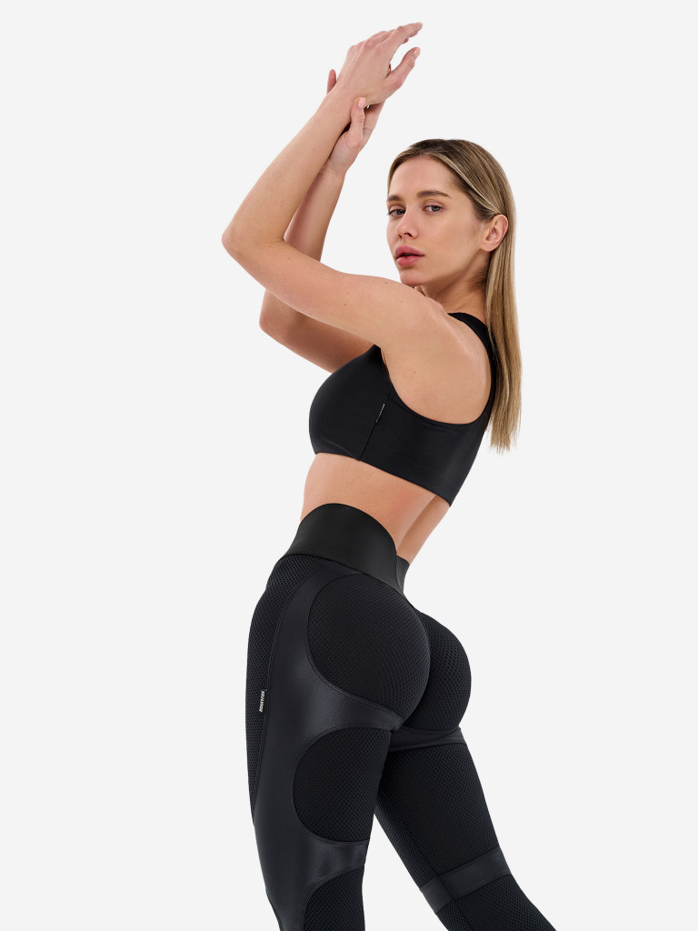 Лосины женские Bona Fide Leggings Correct Push-up "Black"