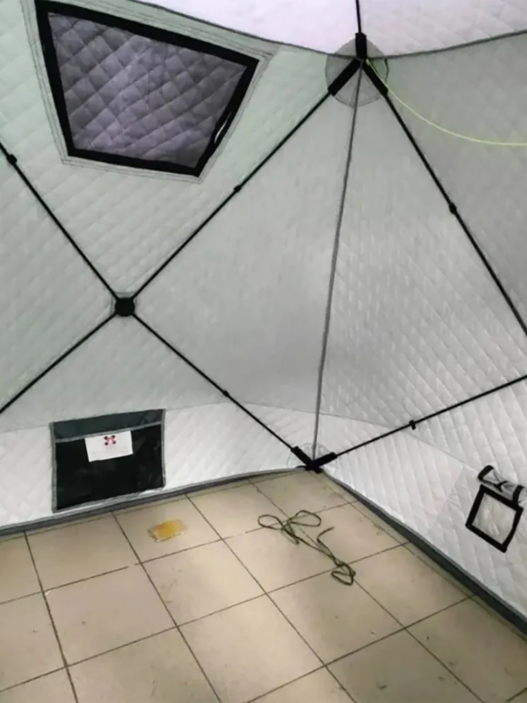 Зимняя палатка Terbo-Mir 2016 трехслойная мобильная баня для кемпинга и рыбалки