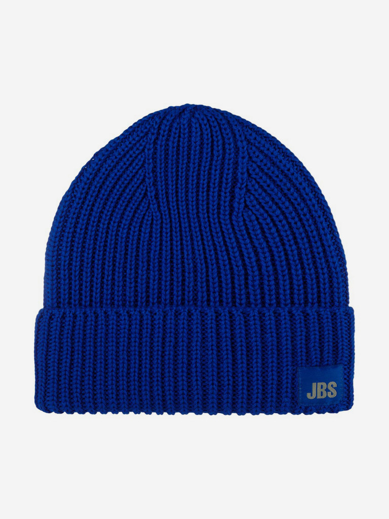 Шапка с отворотом STETSON 8599344 BEANIE WOOL/ACRYLIC (синий)