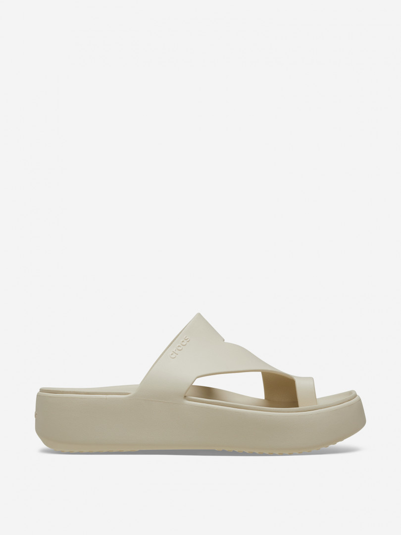 Сандалии женские Crocs Getaway Platform Toe Loop Бежевый 5199₽