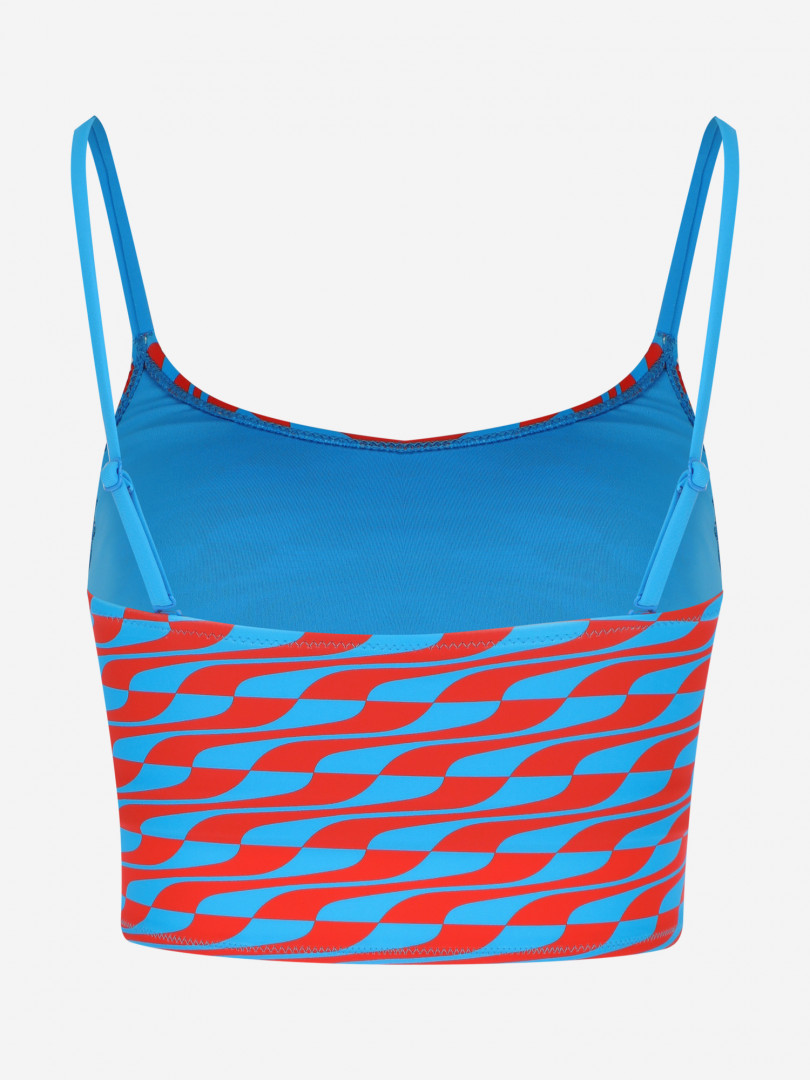 фото Танкини женское puma formstrip longline top, синий