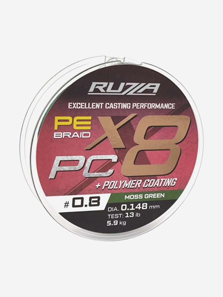 Шнур X8 PC 150м Moss Green 0,148мм 5,9кг/13lb