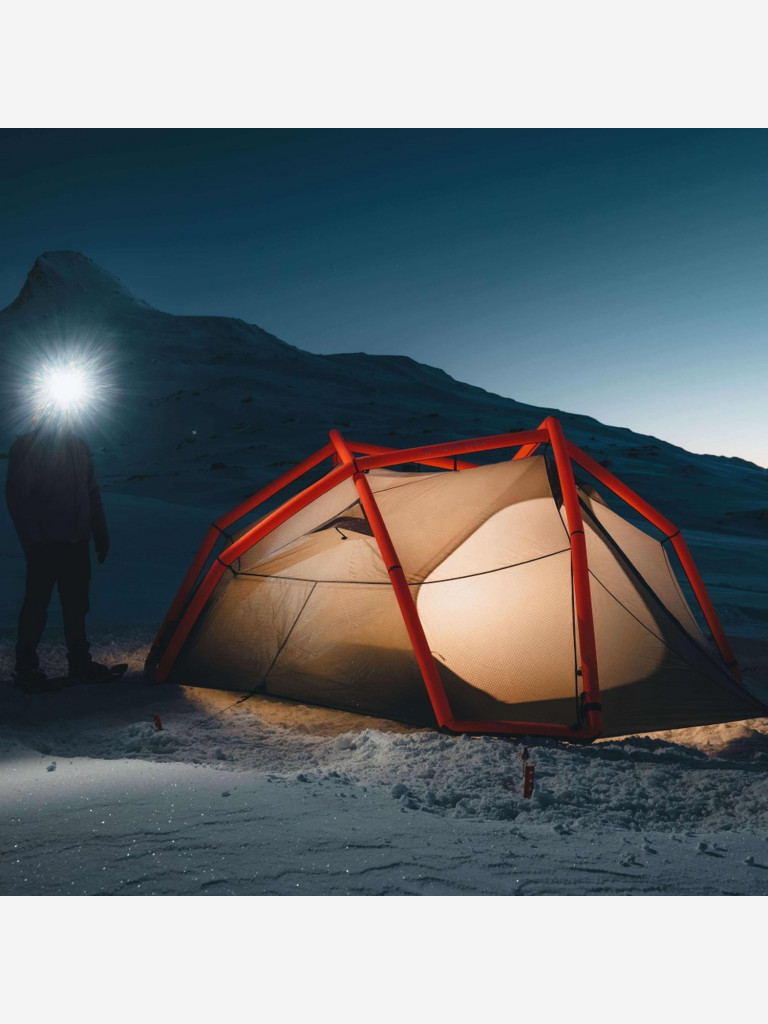 Палатка надувная для кемпинга HEIMPLANET BACKDOOR V2 4-season, Neon Red