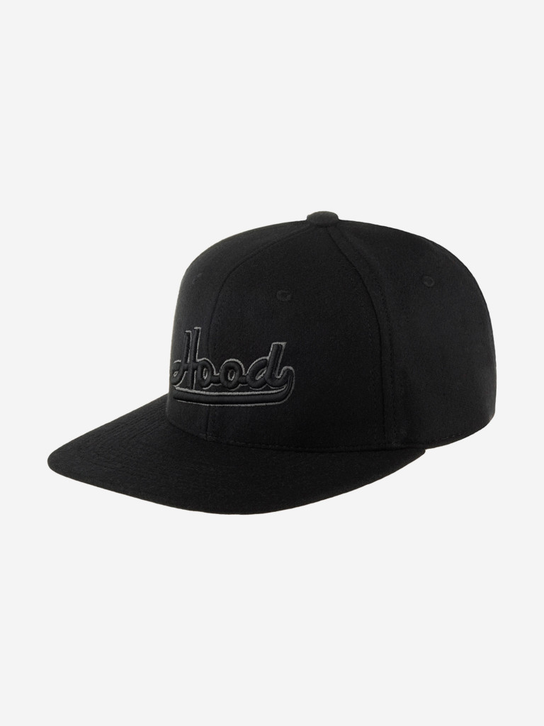 Бейсболка с прямым козырьком HOOD 100-MWL045-HD001-BK Hood 3D X (черный)