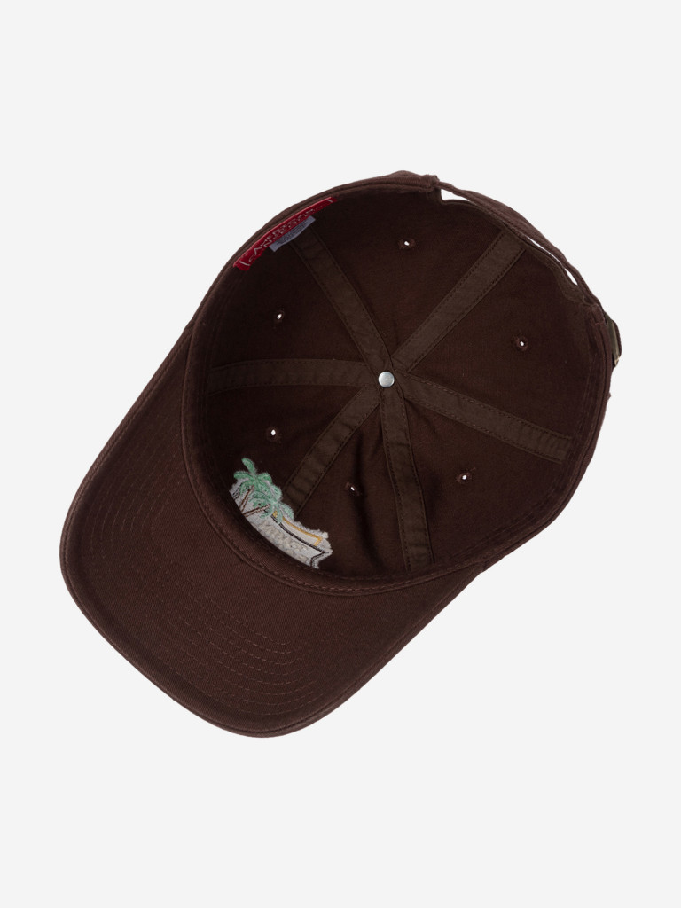 Бейсболка AMERICAN NEEDLE SMU674A-TWINP Twin Palms Village (коричневый)
