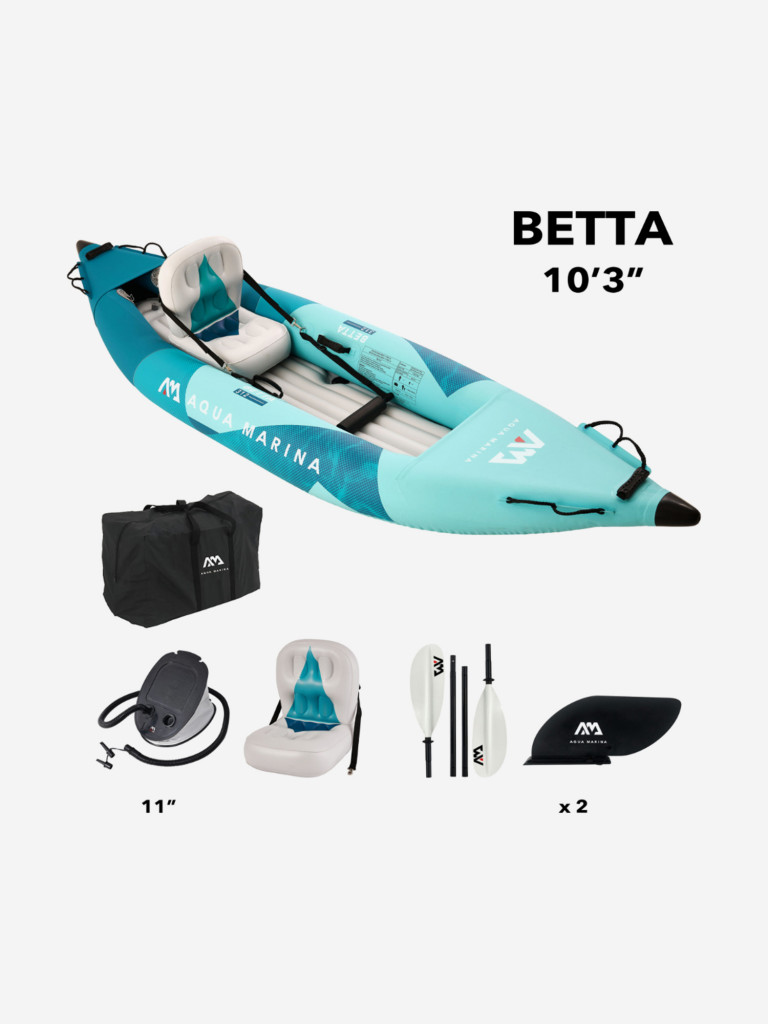 Каяк надувной Aqua Marina BETTA NEW 312 см, 1-местный