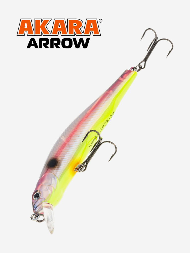 Воблер Akara Arrow 80SP 8 гр. минноу, суспендер. твичинговый, на щуку, судака A79