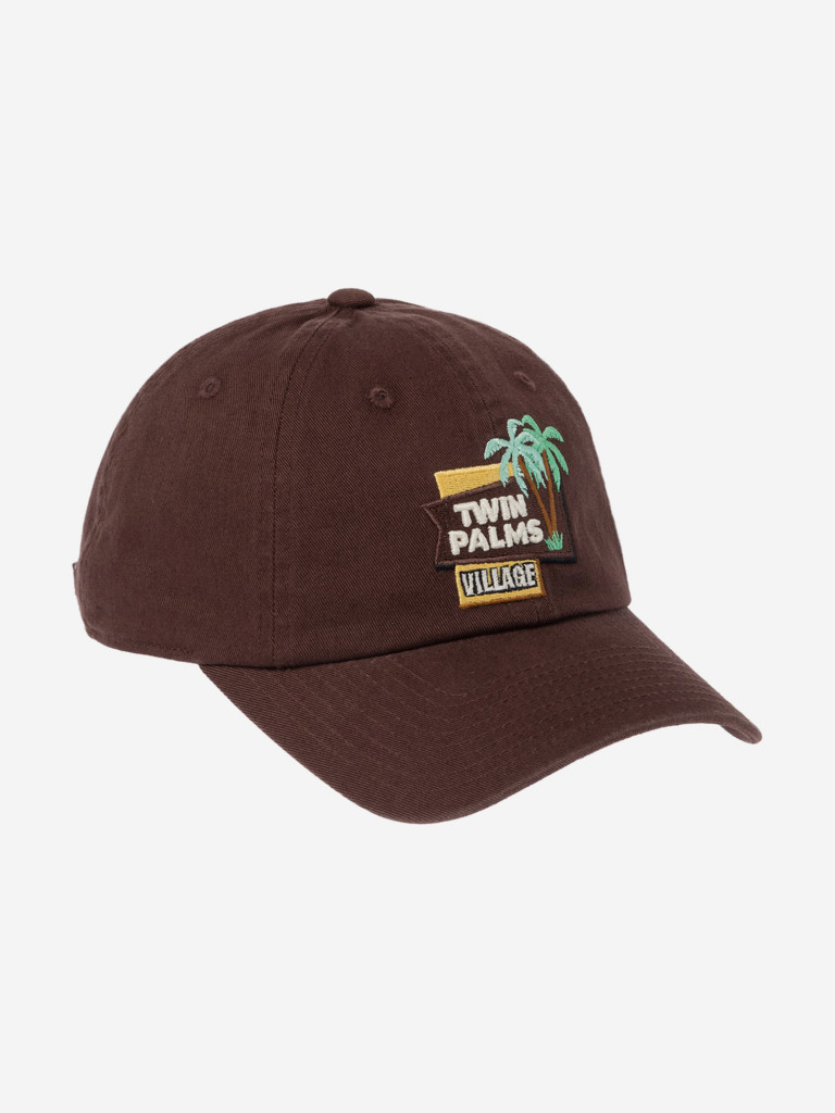 Бейсболка AMERICAN NEEDLE SMU674A-TWINP Twin Palms Village (коричневый)