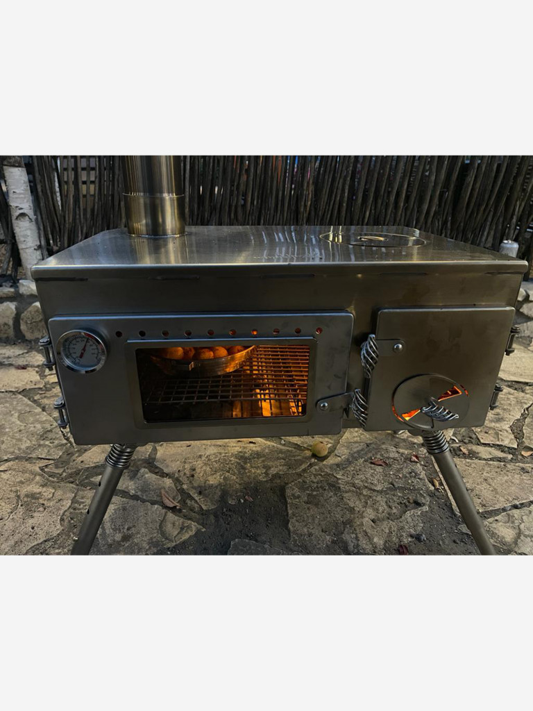 Походная печь Winnerwell Woodlander Pizza Stove Large, нерж. ст. AISI 304