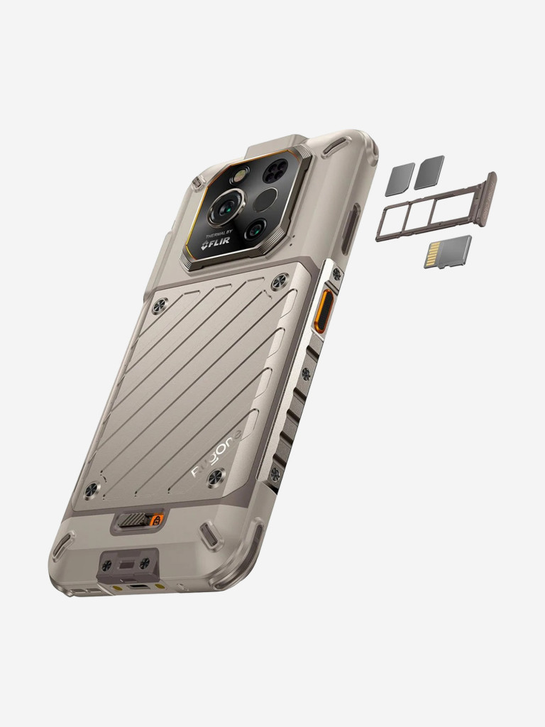 Смартфон RugOne Xever 7 Pro 12+512 Sand Dune, 6.67“, FHD+, MTK 7025, And15, 50+64+50, 32MP, ThermoVue, IP69K, 5550mAh