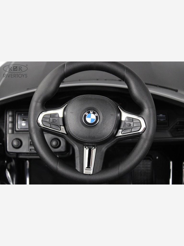 Детский электромобиль RIVERTOYS BMW M4 (A004AA) черный глянец