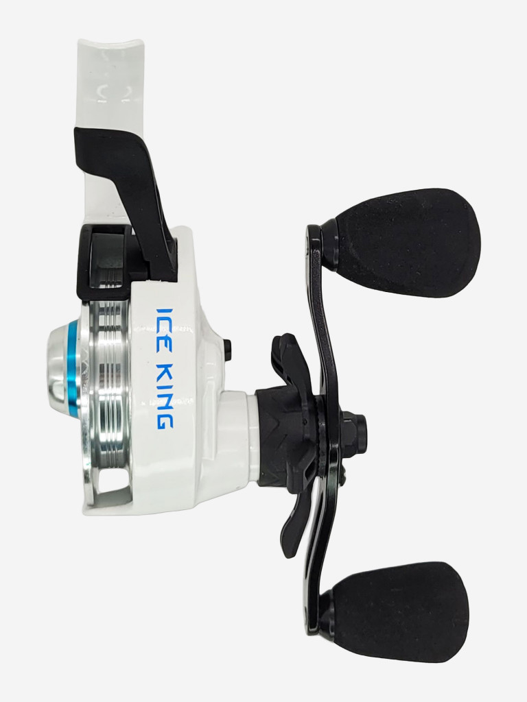 Катушка зимняя Nautilus ICE KING # White, катушка для удочки с передним фрикционом