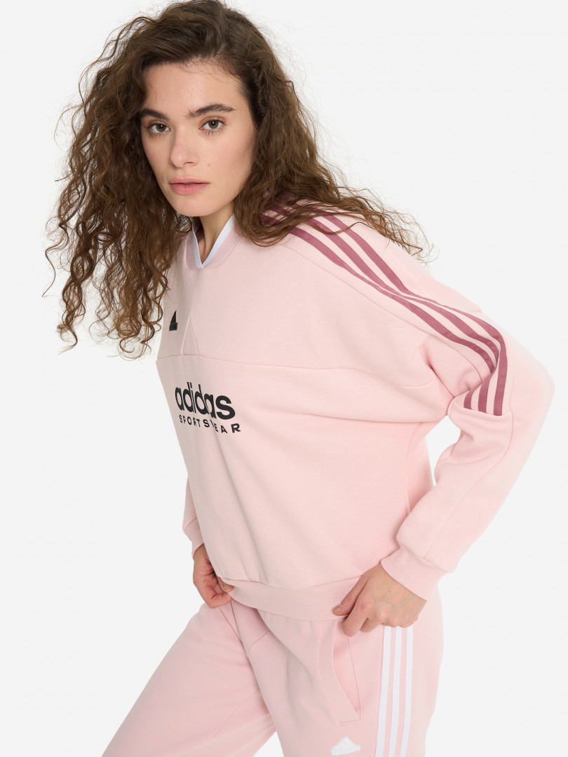 фото Свитшот женский adidas, бежевый