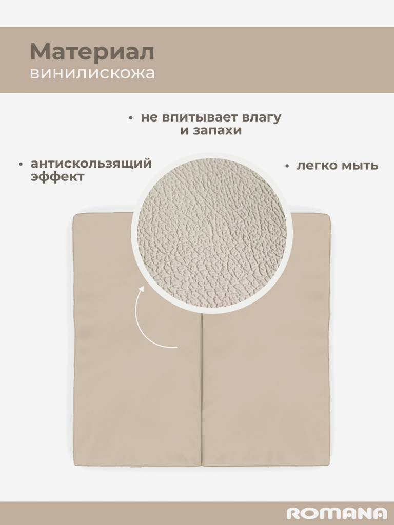 Мягкий щит 100х100х6 см 2 секции, мат детский гимнастический для шведской стенки