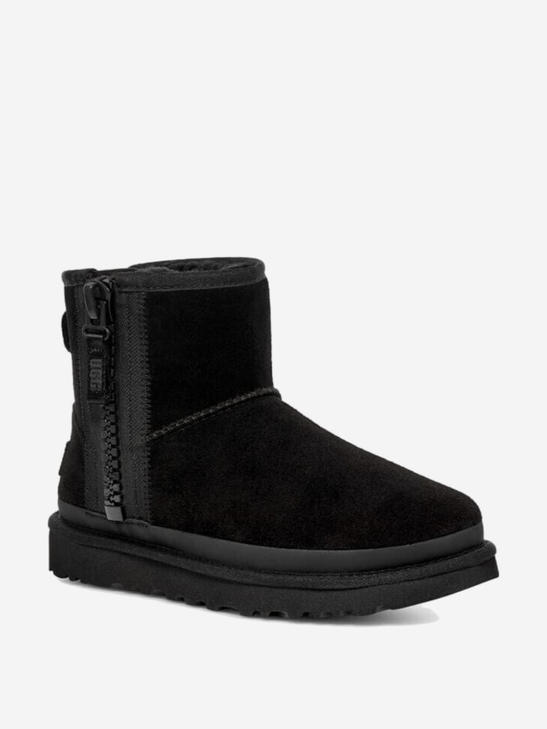 Ботинки утепленные UGG Classic Mini Zipper Tape Logo