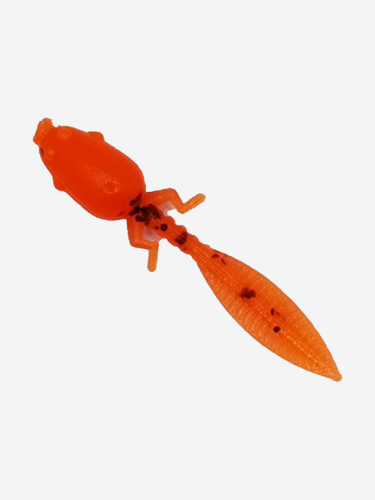 Набор для рыбалки. Cиликоновые приманки. Головастик RuBaits Tadpole 38, 50, 70 мм Cлаг, рак, личинка. На окуня судака форель. Микроджиг. Морковь УФ Carrot UV