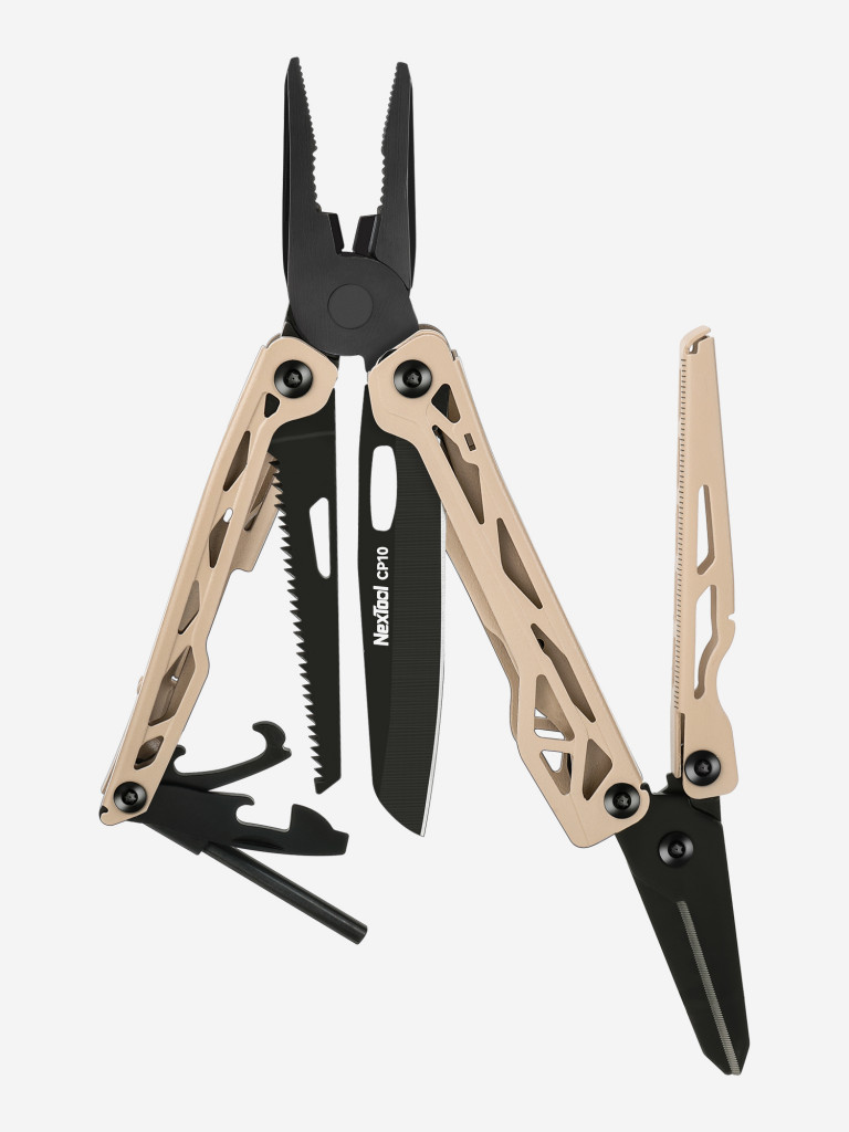 Мультитул NexTool Camper Pliers CP10, бежевый