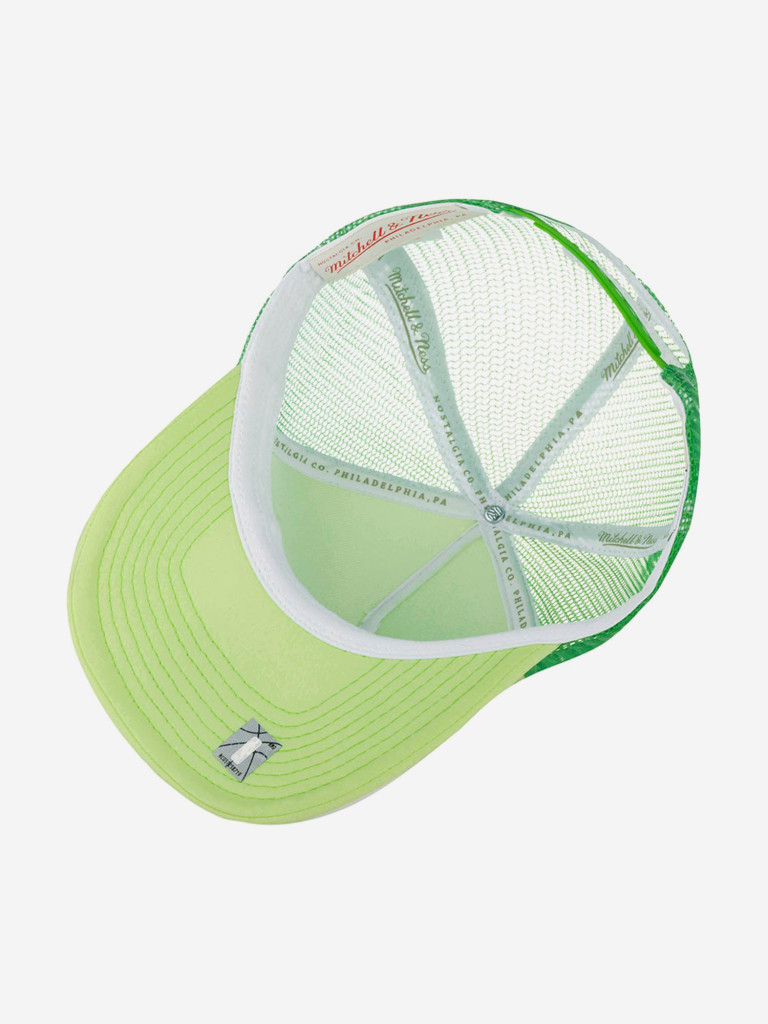 Бейсболка с сеточкой MITCHELL NESS 5HSSLD21130-MBUGREN Milwaukee Bucks NBA (зеленый)