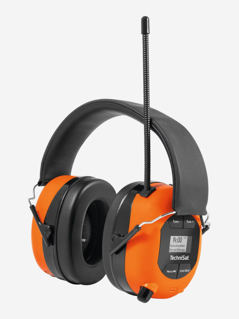 Герметичные наушники с радио, блютус и шумозащитой Technisat STEREOMAN DAB+ OD 0001/2920, Германия