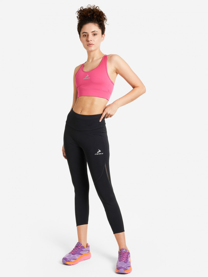 фото Спортивный топ бра demix activemove essentials longline, розовый