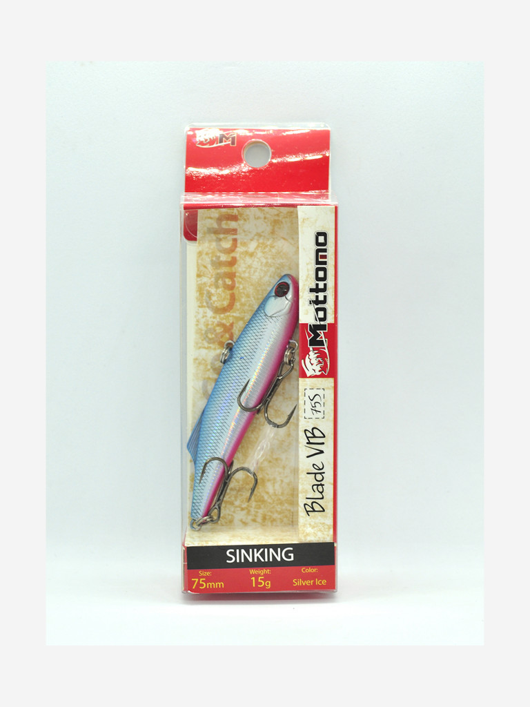 Воблер Mottomo Blade VIB 75S 15g Silver Ice