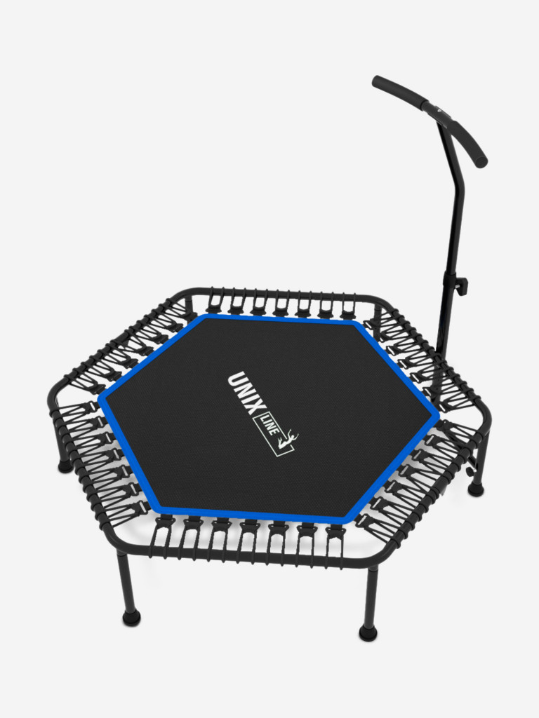 Батут спортивный для фитнеса и джампинга UNIX Line Fitness 125 см, синий